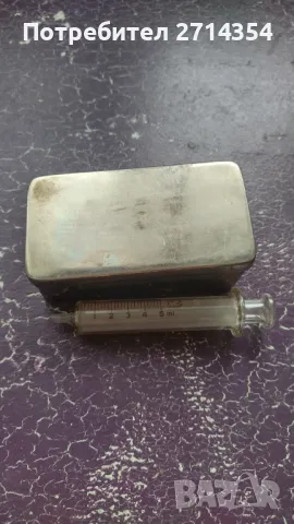 Стари стъклени спринцовки и игли , снимка 4 - Антикварни и старинни предмети - 49355437