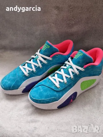  Nike Air Jordan Tatum 2 GPX Hyper Jade 45.5 номер 29.5см стелка чисто нови в кутия , снимка 6 - Маратонки - 49869729