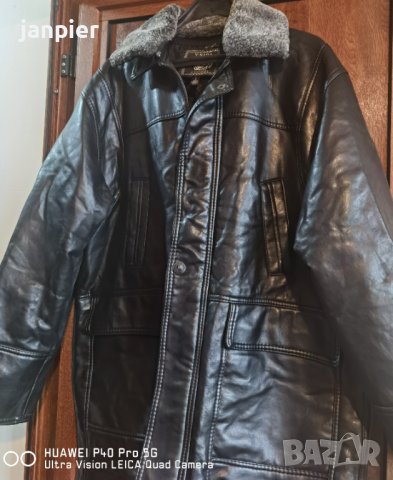 Мъхко кожено яке V-Nida. Размер L