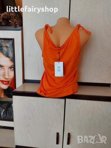 Летен потник в оранжево , снимка 2 - Потници - 33886897