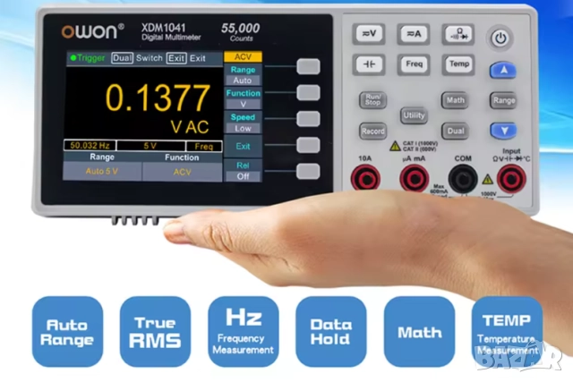 OWON XDM1241 цифров мултиметър, снимка 2 - Друга електроника - 52658301