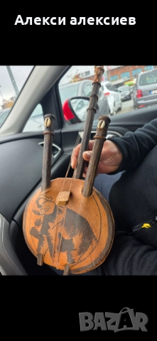 Африкански традиционен инструмент Ngoni – 6 струни, ръчна изработка 🎶