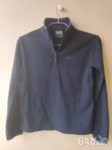 Jack Wolfskin 100% оригинална дамска спортна поларена блуза , снимка 3 - Суичъри - 48987584