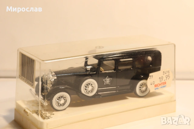 1:43 SOLIDO CADILLAC POLICE ШЕРИФ ПОЛИЦИЯ КОЛИЧКА МОДЕЛ, снимка 6 - Колекции - 53673936