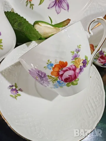 Приказно красиви тройни сетове за чай и кафе.Schumann Bavaria - 1960- 1970. , снимка 7 - Чаши - 49184984