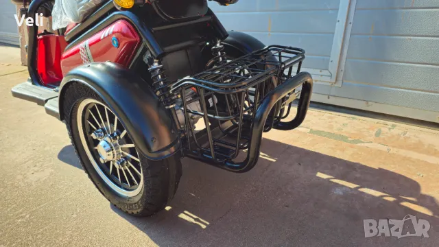 Електрическа триколка двуместен модел Pudding-1500W, снимка 8 - Мотоциклети и мототехника - 48245046