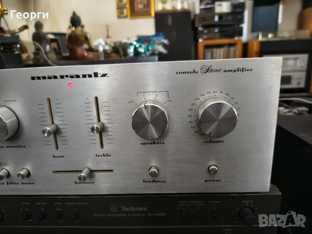 Усилвател Marantz 1050, снимка 4 - Ресийвъри, усилватели, смесителни пултове - 55838406