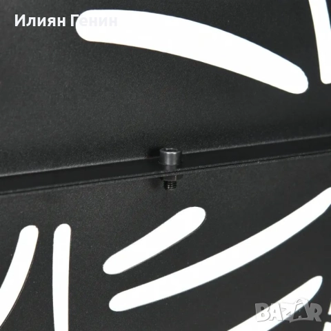 Завеса за поверителност Outsunny, устойчива на атмосферни влияния, стомана, 122 см x 45 см x 198 см, снимка 2 - Градински мебели, декорация  - 51753106