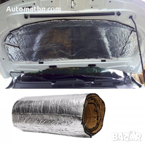 Шумоизолация за кола Automat, Шумоизолиращо фолио, За капаци и врати, 6мм, Сива, снимка 4 - Аксесоари и консумативи - 35786836