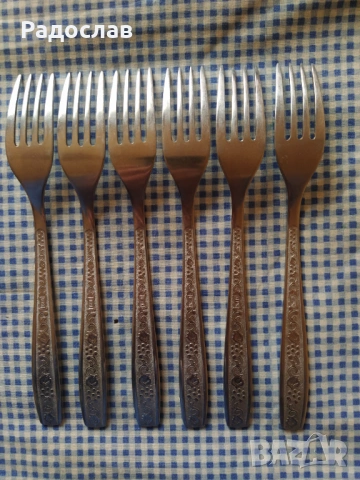 стари руски прибори за хранене , снимка 7 - Прибори за хранене, готвене и сервиране - 53070432