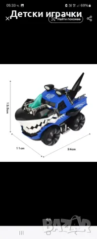 Кола Акула със светлинни и звукови ефекти , снимка 11 - Коли, камиони, мотори, писти - 48503143