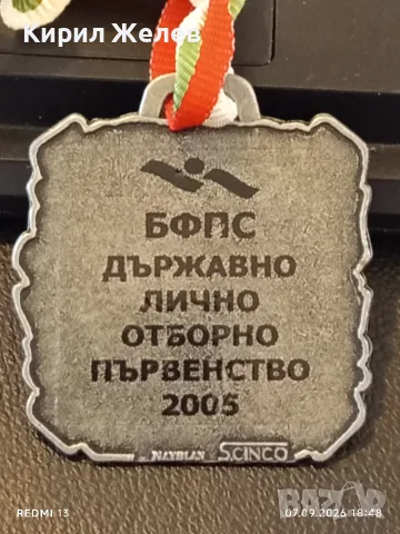 Три медала,значки ФУТБОЛ,ПЛУВАНЕ,ПОЛИЦИЯ за КОЛЕКЦИЯ 54161, снимка 6 - Антикварни и старинни предмети - 55980787