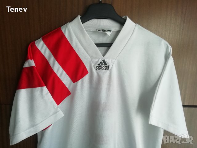 България 1992-1993 Петър Хубчев #5 Adidas мачова оригинална футболна тениска фланелка, снимка 5 - Тениски - 41686192