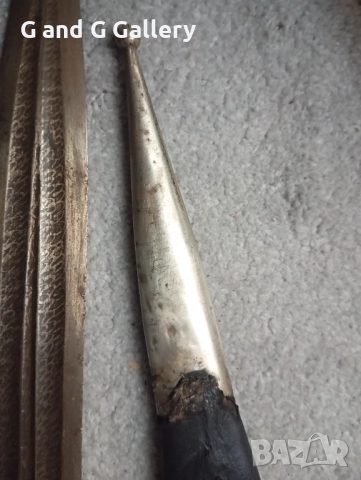 Стар кинжал 60 см., снимка 15 - Други ценни предмети - 52803694