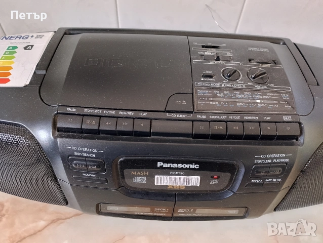 Продавам бумбокс Panasonic DT-BX30, снимка 2 - Радиокасетофони, транзистори - 53717022