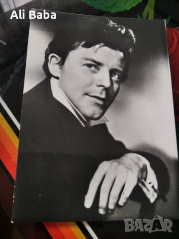 Картичка /снимка френския актьор Жерар Филип, снимка 1