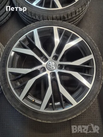 Оригинални джанти VW Golf 7 GTI Santiago 5x112 19 цола 5G0601025M, снимка 2 - Гуми и джанти - 56112025