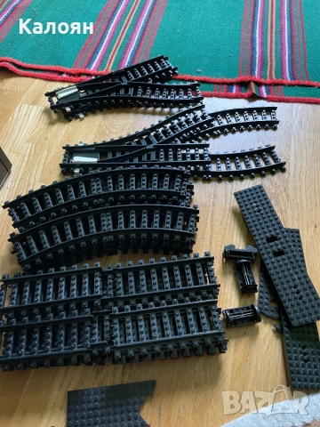 релси за влакче Lego, снимка 2 - Влакчета, самолети, хеликоптери - 53061206