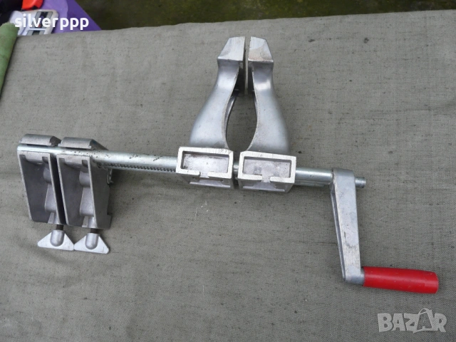 Швейцарско алуминиево дърводелско менгеме , снимка 2 - Менгемета - 53046003