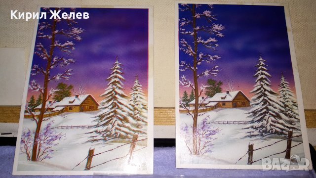 ЛОТ 4 СТАРИ ПОЩЕНСКИ КАРТИЧКИ ТЕМА ЗИМНИ ПРАЗНИЦИ ЧЕСТИТКИ НОВА ГОДИНА 33458 , снимка 4 - Филателия - 38790380