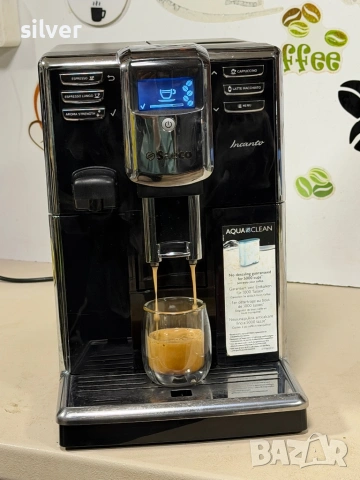 Кафемашина кафе автомат Saeco Incanto с гаранция, снимка 2 - Кафемашини - 53265774
