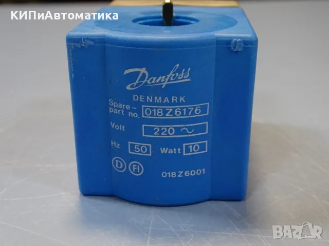 бобина за електромагнитен вентил Danfoss 018Z6701 coil assy 220V, снимка 3 - Резервни части за машини - 56294327