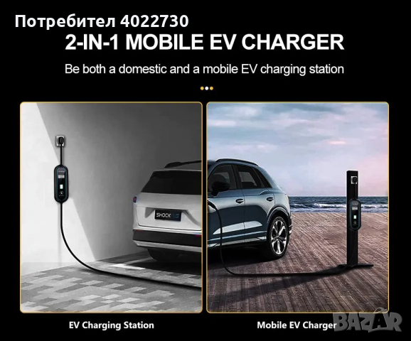  Зарядна Станция за Електромобили, TYPE 2, 3.5 kW, снимка 11 - Аксесоари и консумативи - 44662324