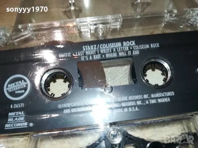 STARZ/COLISEUM ROCK-MADE IN USA-ORIGINAL TAPE 2601251746, снимка 15 - Аудио касети - 48837556