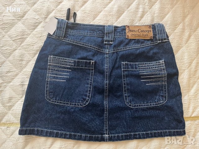 НОВА! Дънкова пола, снимка 2 - Поли - 41942019