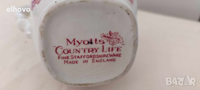 Малка порцеланова каничка Myotts Country Life, снимка 5 - Антикварни и старинни предмети - 44412803