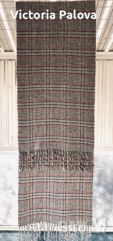 Стилен зимен вълнен шал plaid дизайн, снимка 2 - Шалове - 52932675