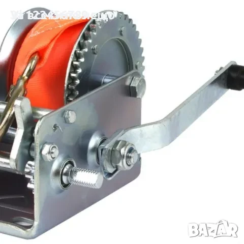 Ръчна лебедка с текстилeн колан – 2500LBS/1100 кг/, снимка 2 - Други инструменти - 50828782