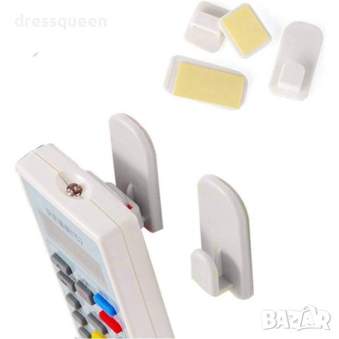2132 Комплект от 2бр. държачи за дистанционно, самозалепващи, снимка 4 - Други стоки за дома - 44207869