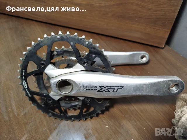 Курбел със средно движение за велосипед колело Shimano deore xt fc m 760, снимка 1