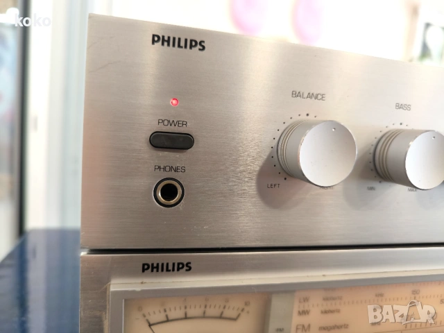 Усилвател тунер ретро винтидж Phillips , снимка 7 - Ресийвъри, усилватели, смесителни пултове - 53388448