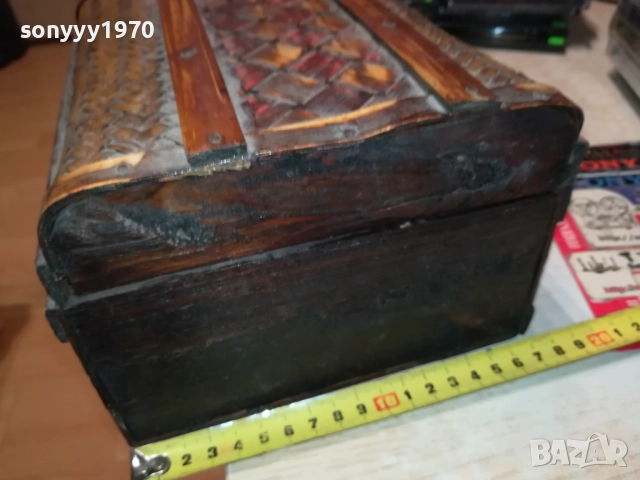 ПЛЕТЕНА РЕТРО КУТИЯ ЗА КОЛЕКЦИЯ 0509250942LCHERY, снимка 7 - Антикварни и старинни предмети - 51612130