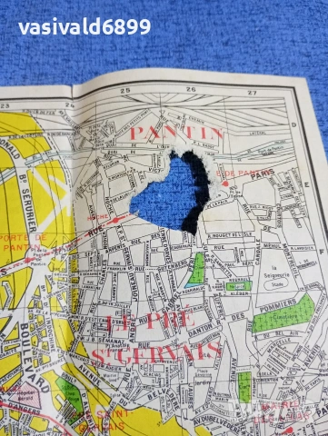 Карта на Париж , снимка 8 - Други - 53518253