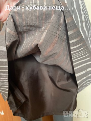 Кокетна пола в бежово и кафяво🍀❤️42 - L❤️🍀арт.4289, снимка 4 - Поли - 41117652