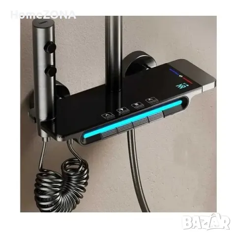 Душ система ELITE Pro 3, термостатен смесител, пиано бутони, Led дисплей