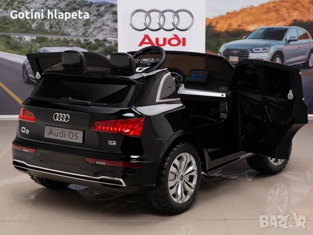  Акумулаторен Двуместна джип Audi Q5 4X4 24V батерия,MP4, снимка 2 - Електрически играчки - 50269143