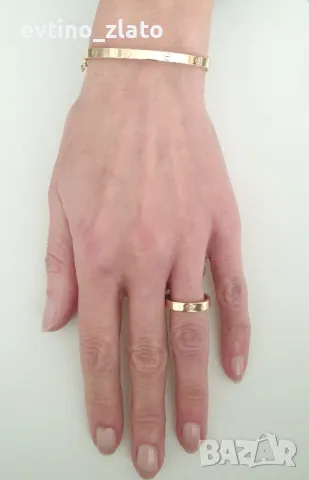 Златни гривни модел ПИРОН и други, снимка 12 - Гривни - 42535840