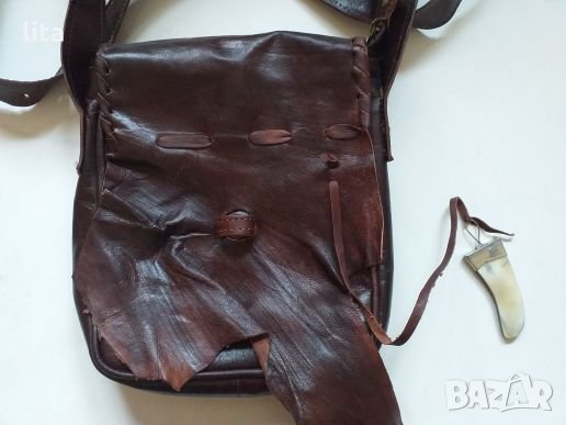 Кожена чанта ръчна изработка, снимка 3 - Чанти - 35764878