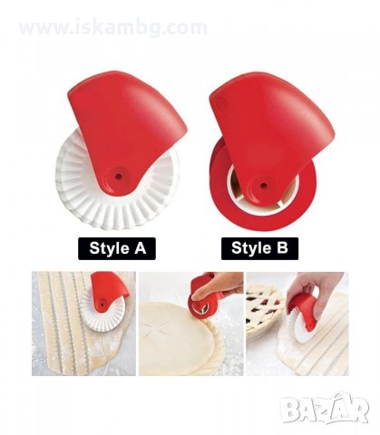 ВАЛЯК ЗА РЯЗАНЕ И ДЕКОРИРАНЕ НА ТЕСТО - КОД 3204, снимка 12 - Прибори за хранене, готвене и сервиране - 33887240
