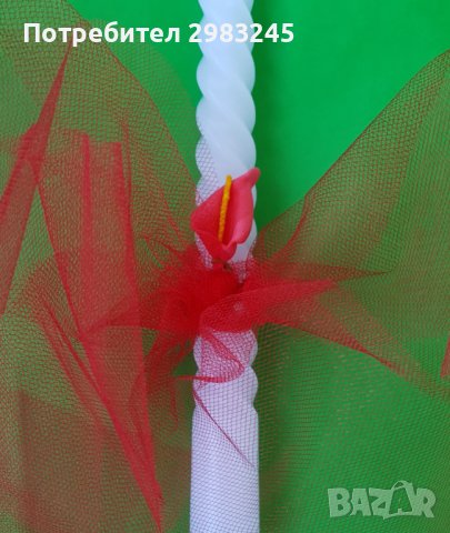 Празнични декорирани свещи , снимка 3 - Декорация за дома - 40938170