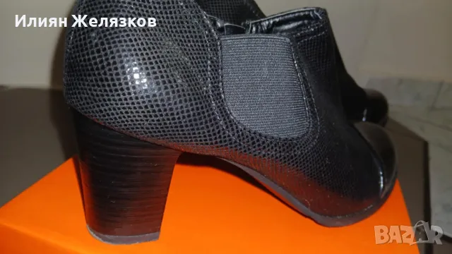 Кожени обувки , снимка 3 - Дамски обувки на ток - 49431545