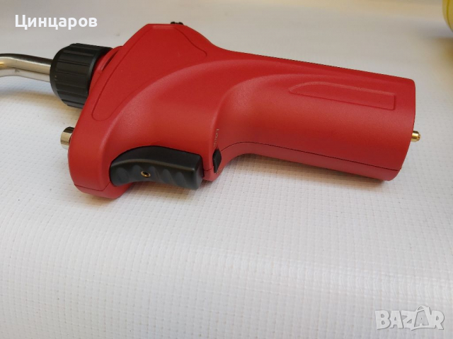 Горелка газова с 3бр.човки,газов флакон с темп.3000 градус целзий-подгряване,спояване,топене метал, снимка 7 - Други машини и части - 36278249