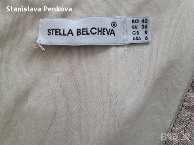 Ленена рокля Stella Belcheva, снимка 8 - Рокли - 41521741