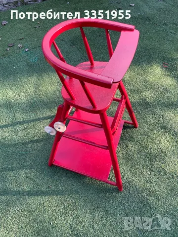 Детско столче за хранене и игра, снимка 2 - Антикварни и старинни предмети - 49216923