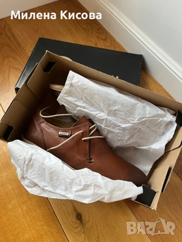Нови мъжки кожени обувки 42