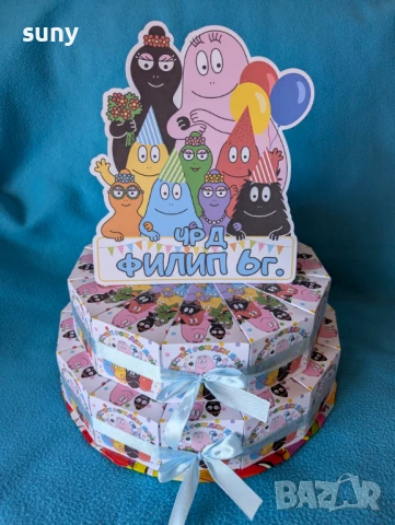 Картонена торта Барбароните, снимка 1